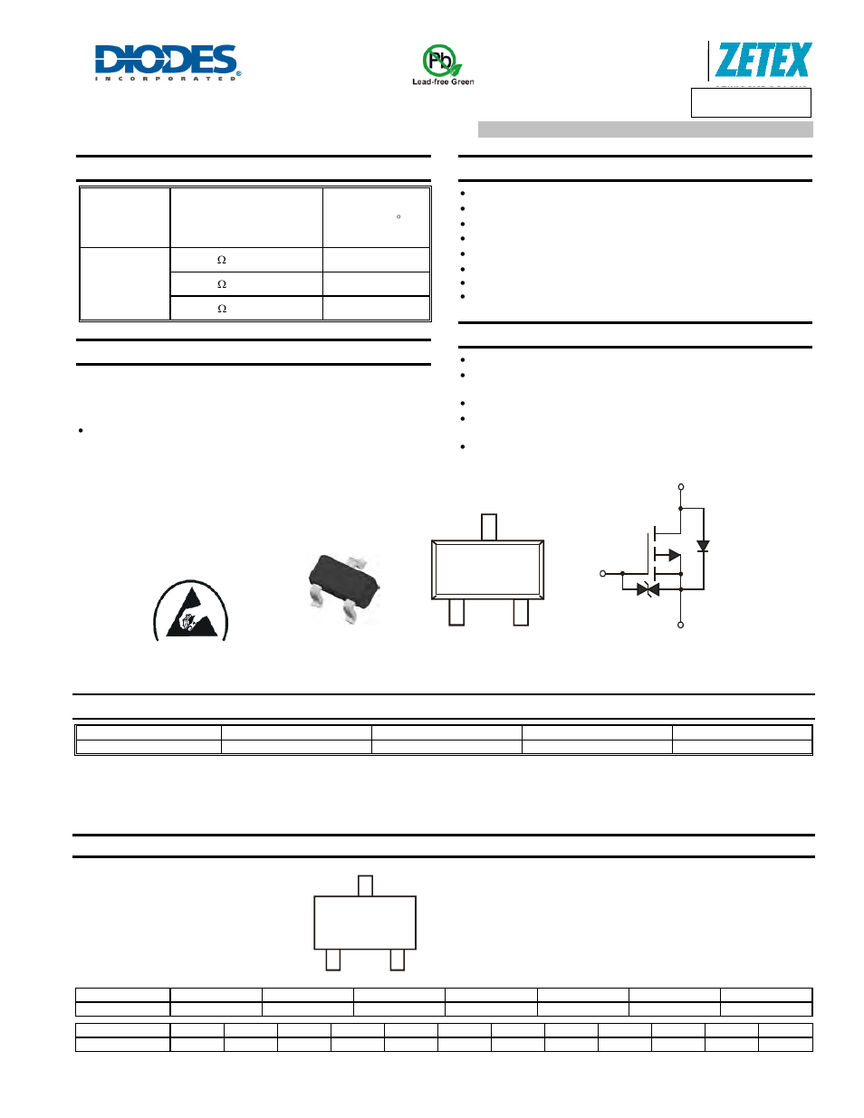 Diodes DMP21D0UT User Manual | 7 pages
