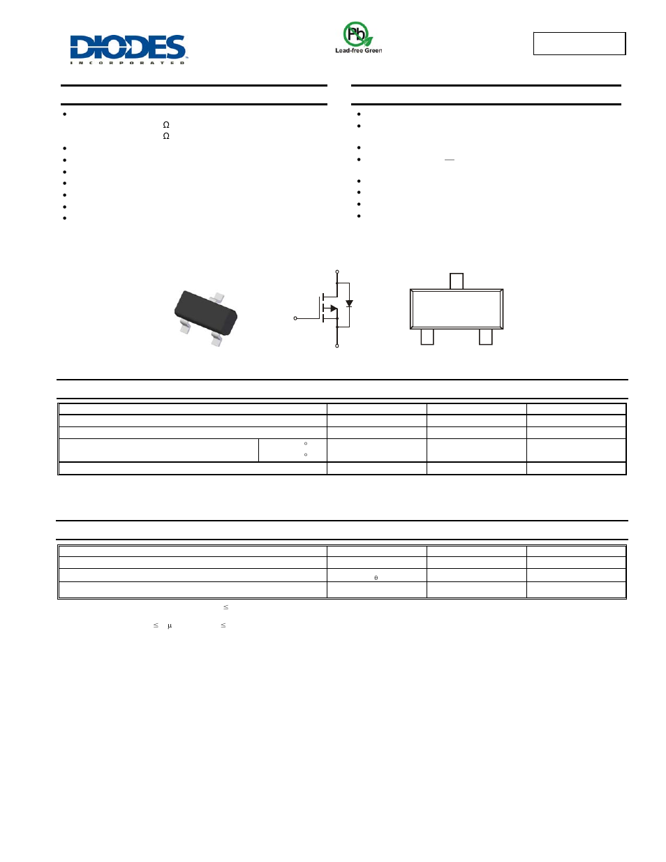 Diodes DMP2215L User Manual | 5 pages