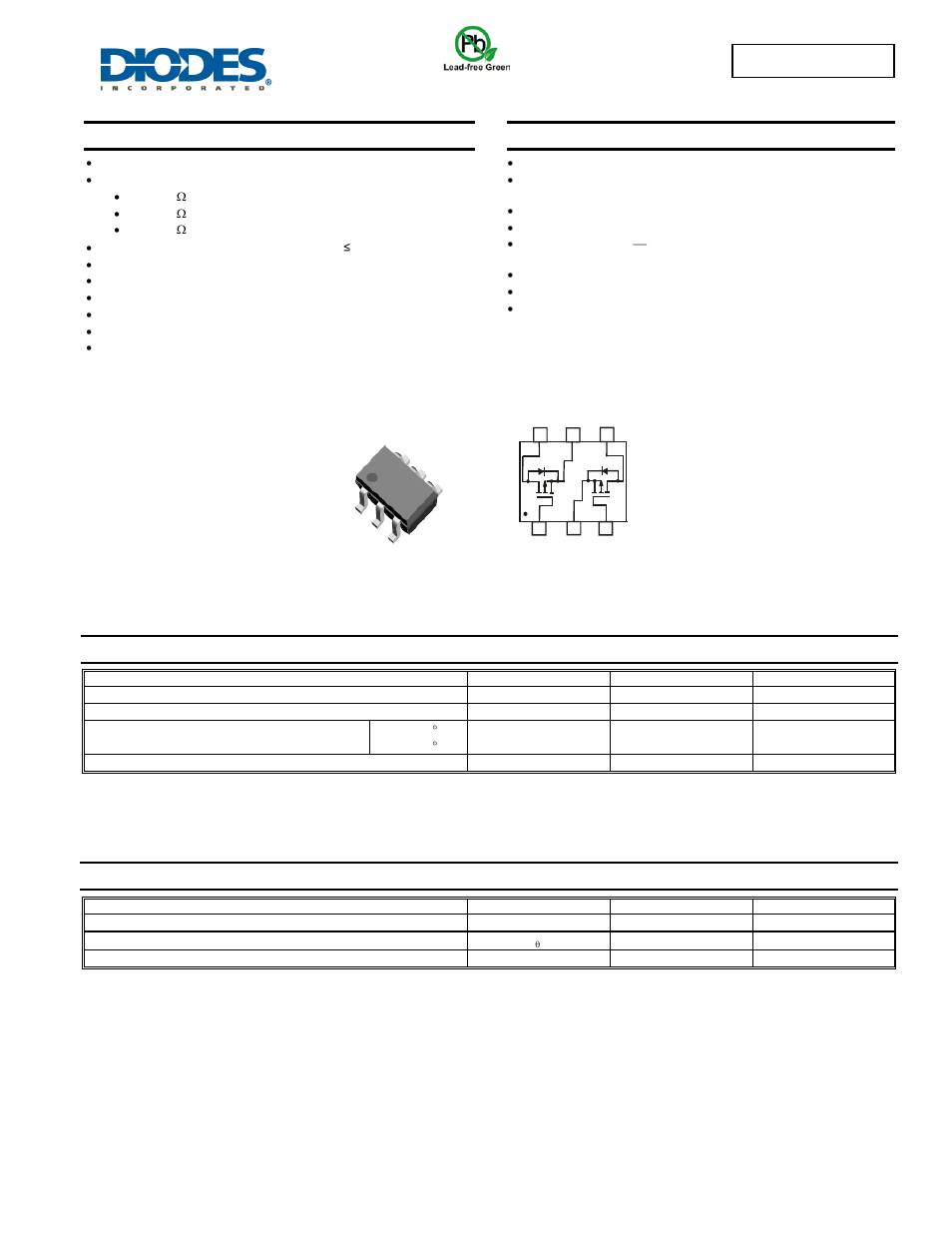 Diodes DMP2240UDM User Manual | 5 pages