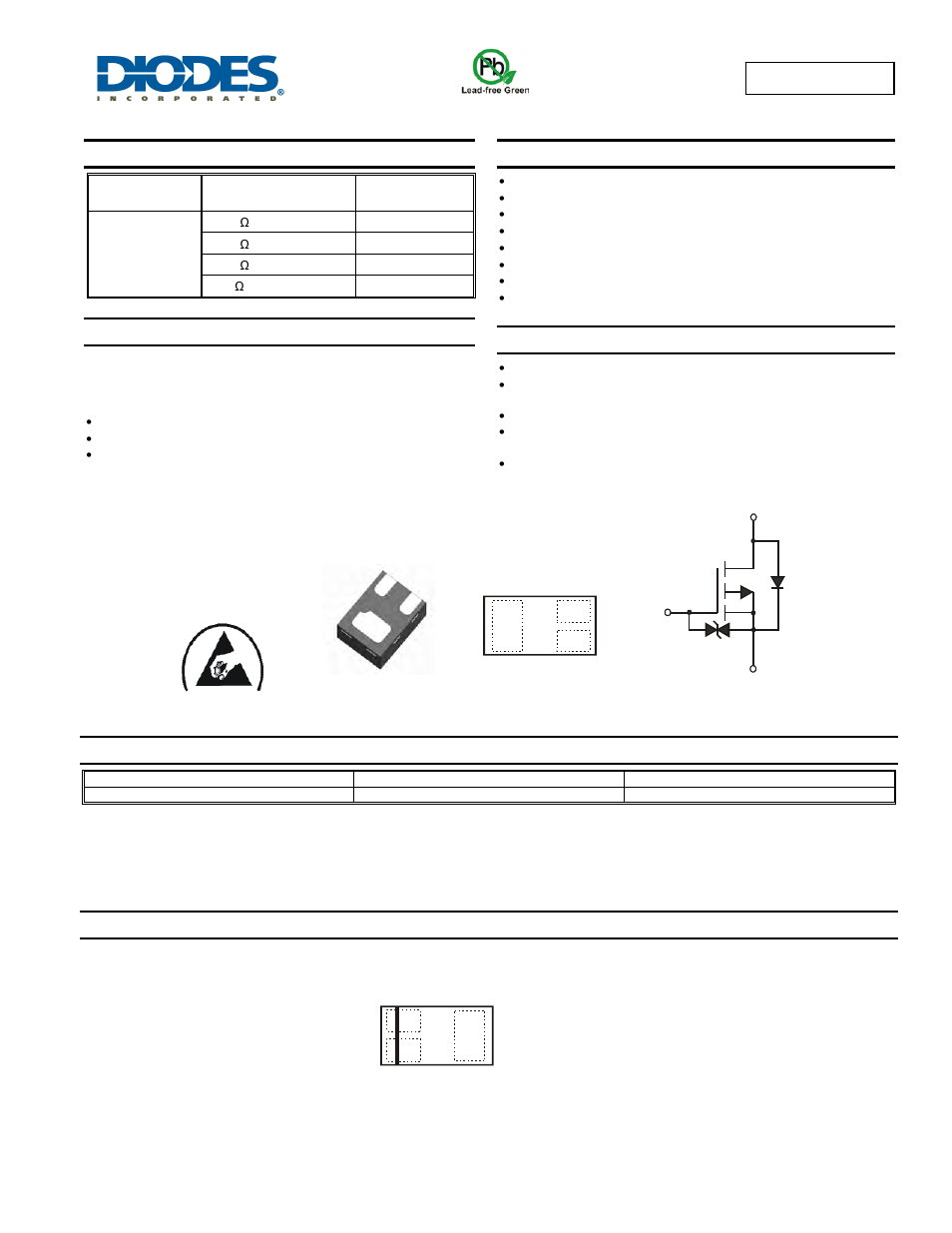 Diodes DMP22D4UFA User Manual | 6 pages