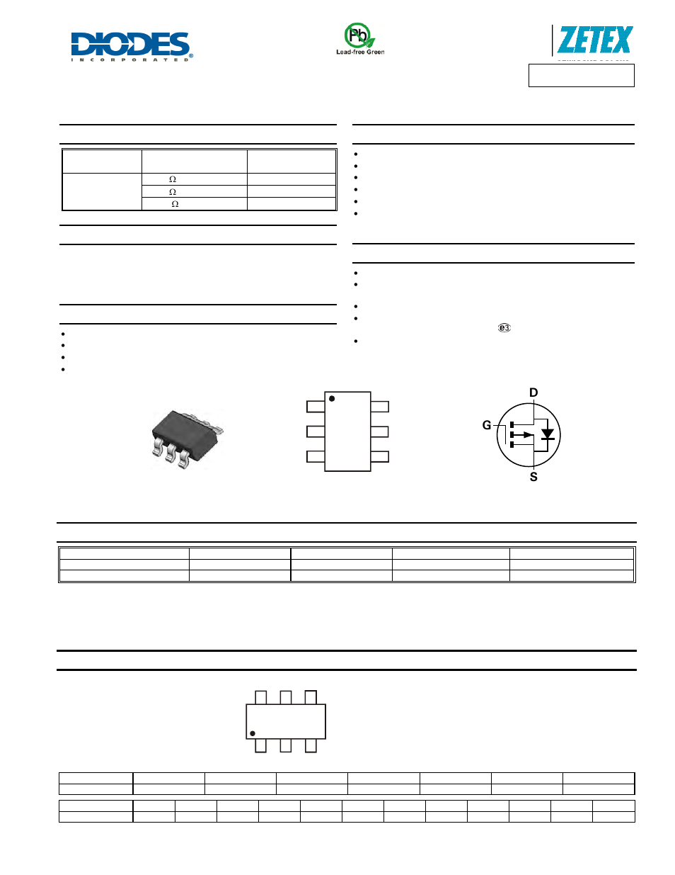 Diodes DMP2305UVT User Manual | 8 pages