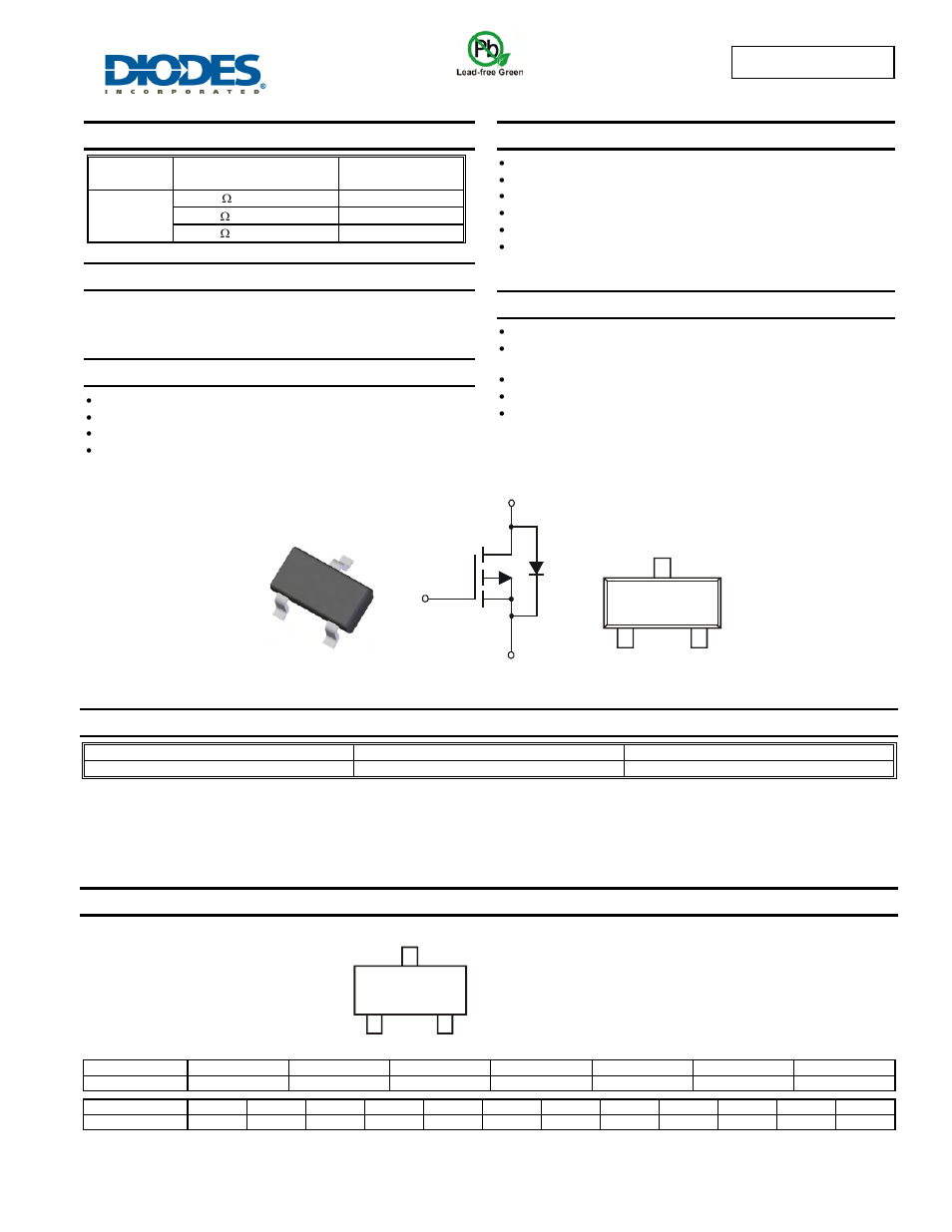 Diodes DMG3401LSN User Manual | 6 pages