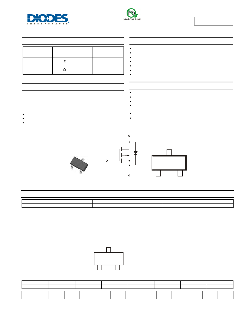 Diodes DMG3407SSN User Manual | 6 pages