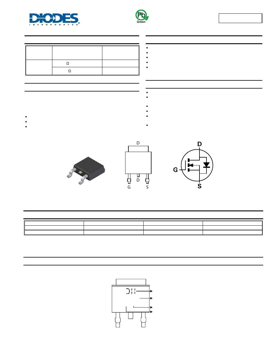 Diodes DMP3010LK3 User Manual | 7 pages