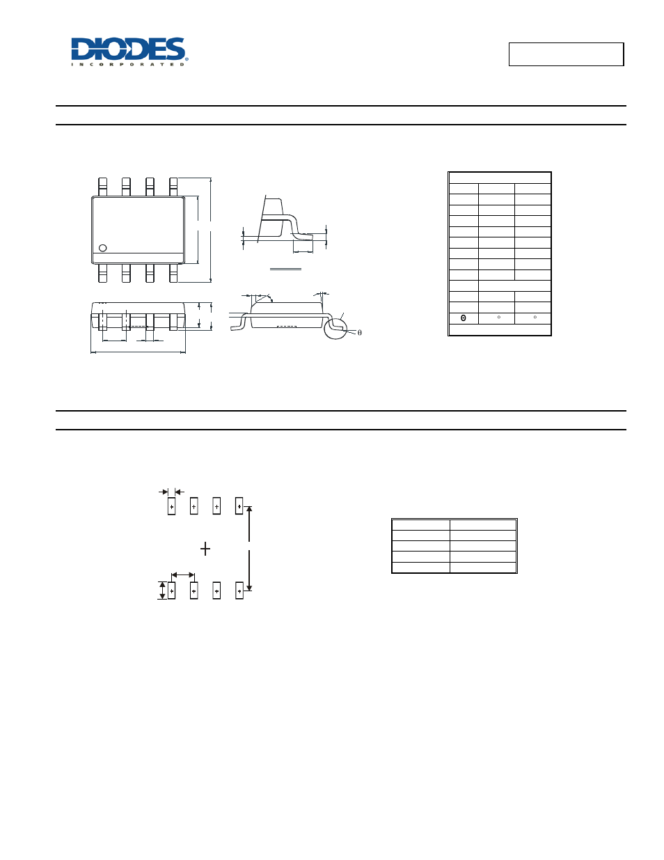 Package outline dimensions, Suggested pad layout, Dmp3028lsd | Diodes DMP3028LSD User Manual | Page 5 / 6