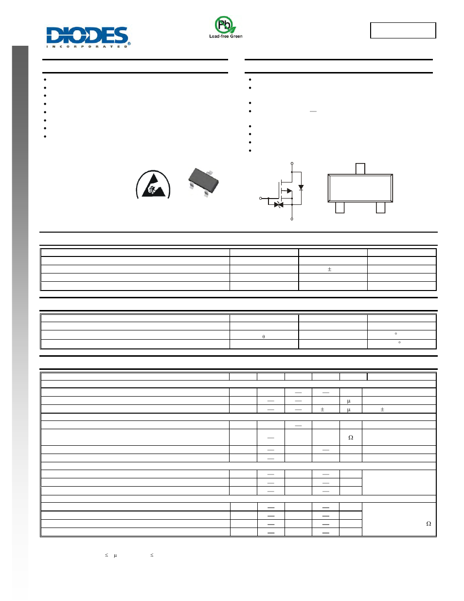 Diodes DMP3030SN User Manual | 4 pages