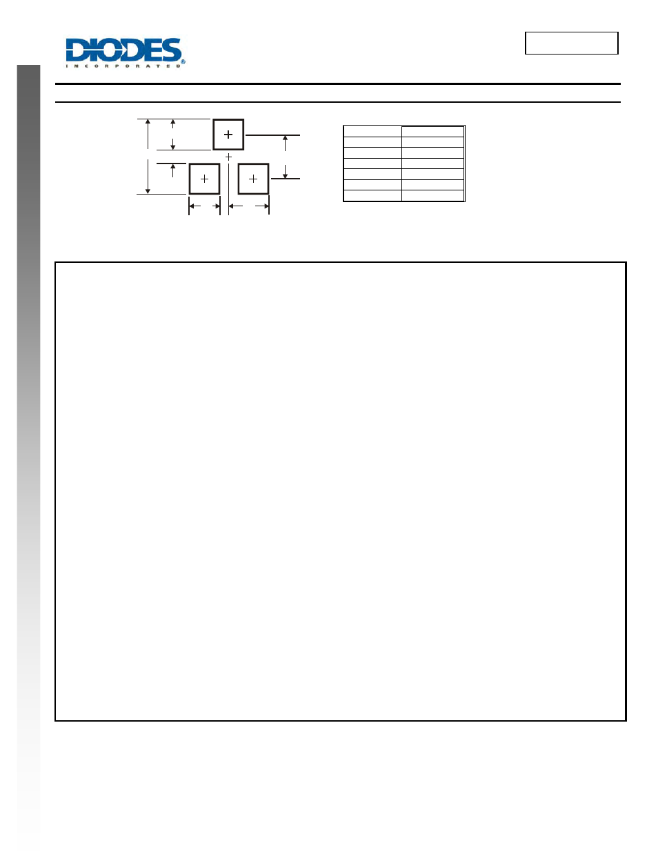 Dmp3030sn new prod uc t, Suggested pad layout | Diodes DMP3030SN User Manual | Page 4 / 4