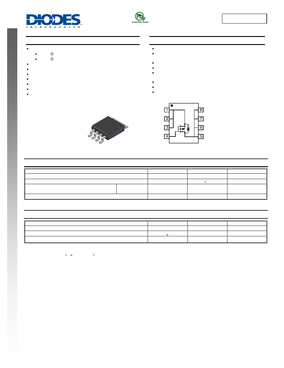 Diodes DMP3056LSS User Manual | 4 pages