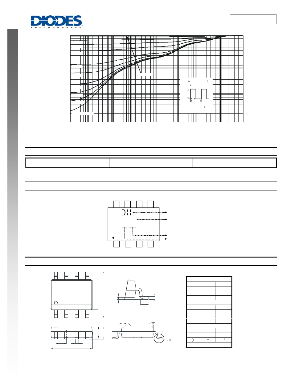 Marking information, Package outline dimensions, Dmp3098lss | New prod uc t, Ordering information | Diodes DMP3098LSS User Manual | Page 4 / 5