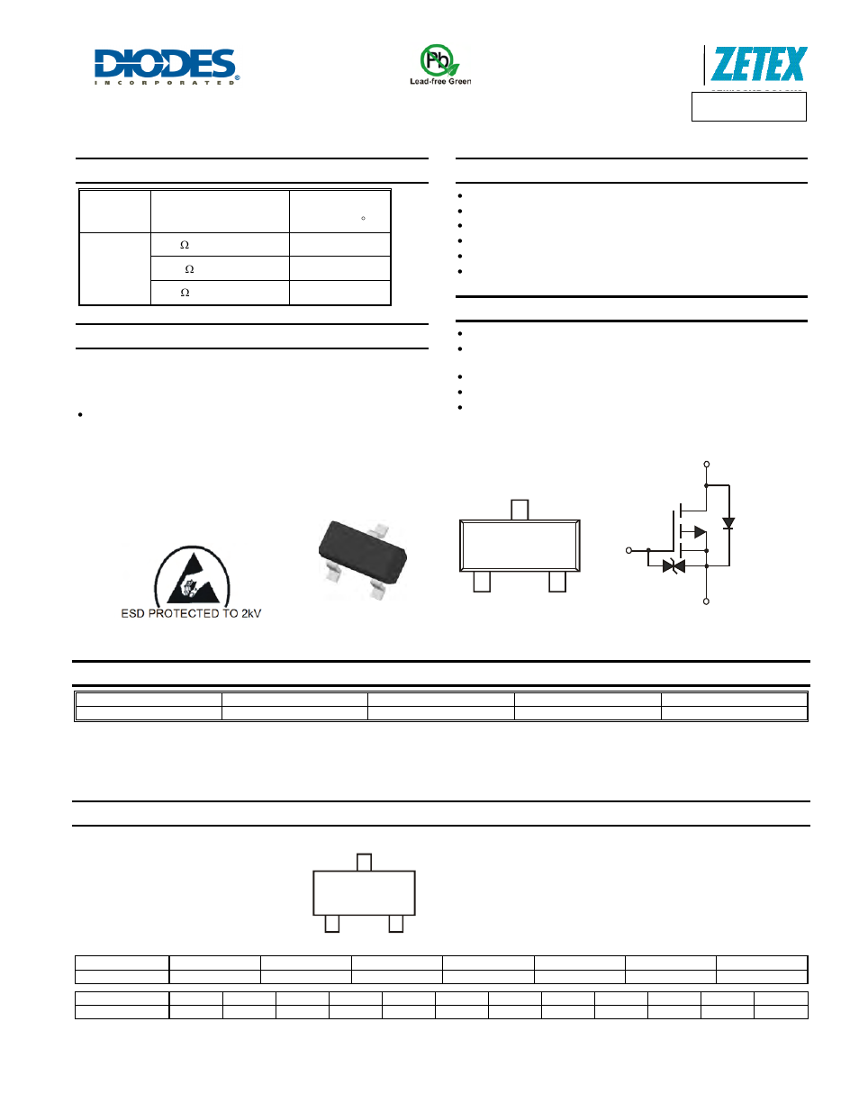Diodes DMP31D0U User Manual | 7 pages