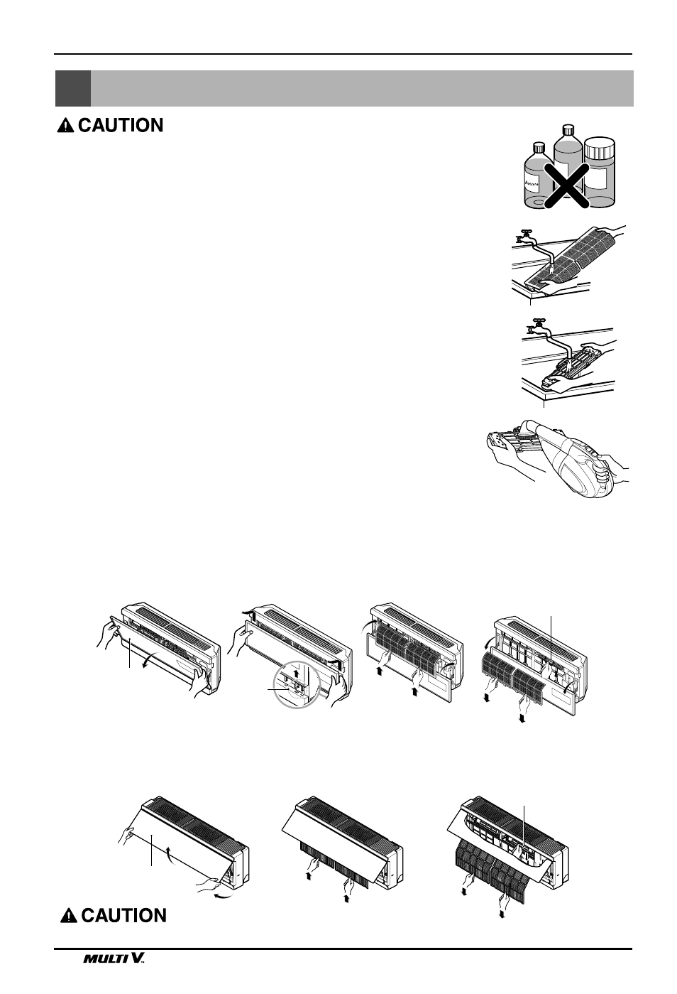 Maintenance and service, 12 indoor unit, Air filters | Plasma filters, Deodorizer filters, Removal of filters | LG ARNU07GSEL1 User Manual | Page 12 / 14