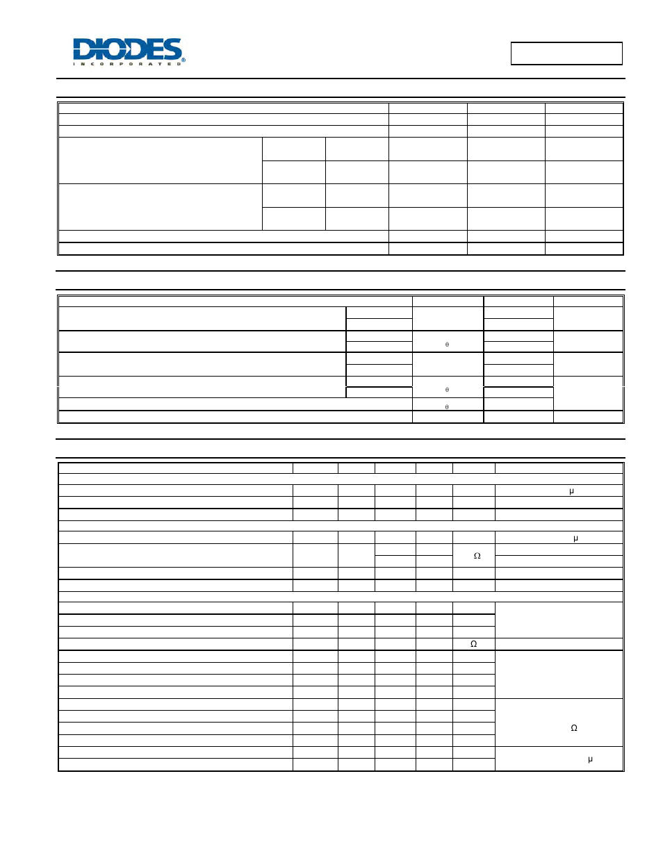 Maximum ratings, Thermal characteristics, Electrical characteristics | Diodes DMP4047LFDE User Manual | Page 2 / 6