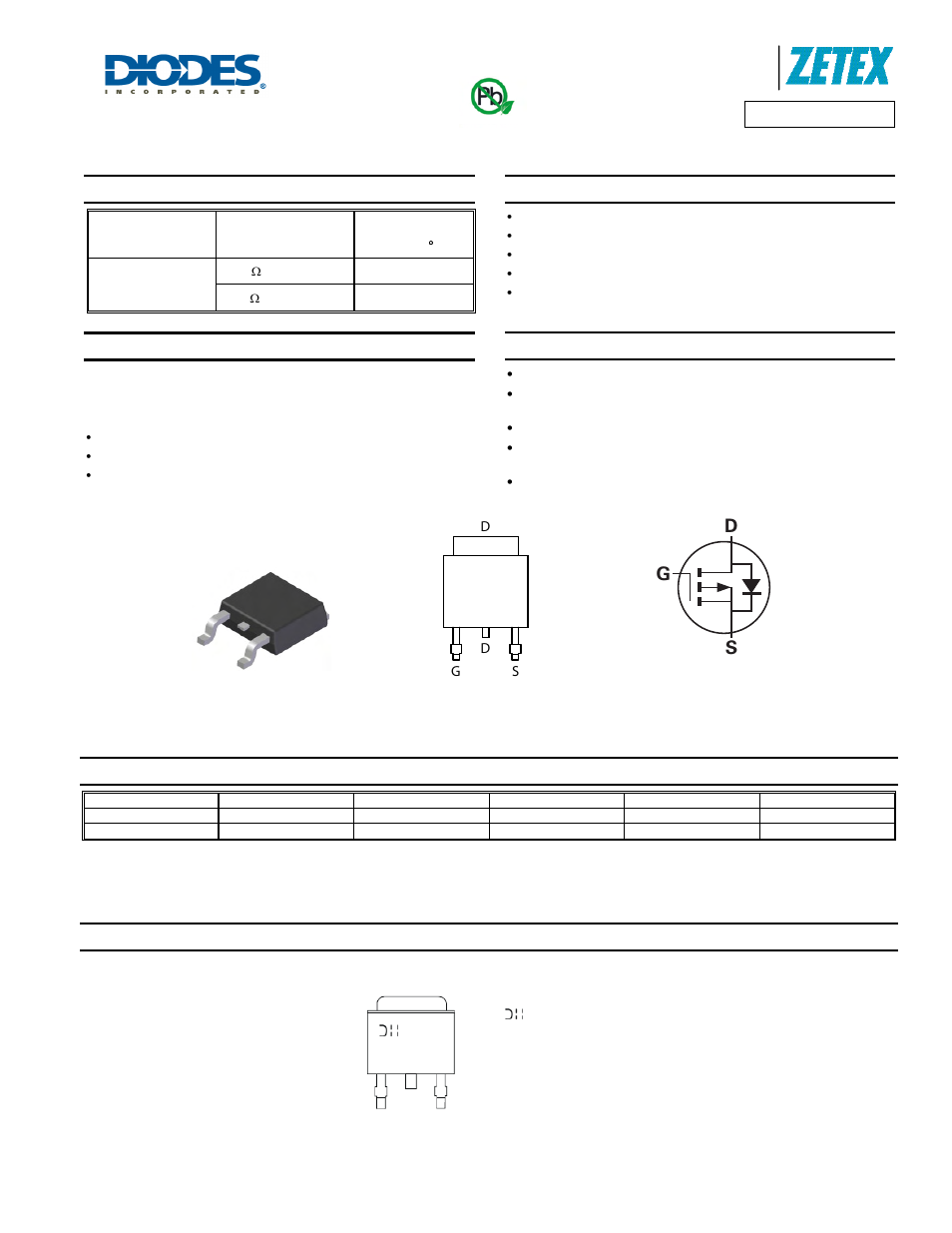 Diodes DMP4051LK3 User Manual | 9 pages