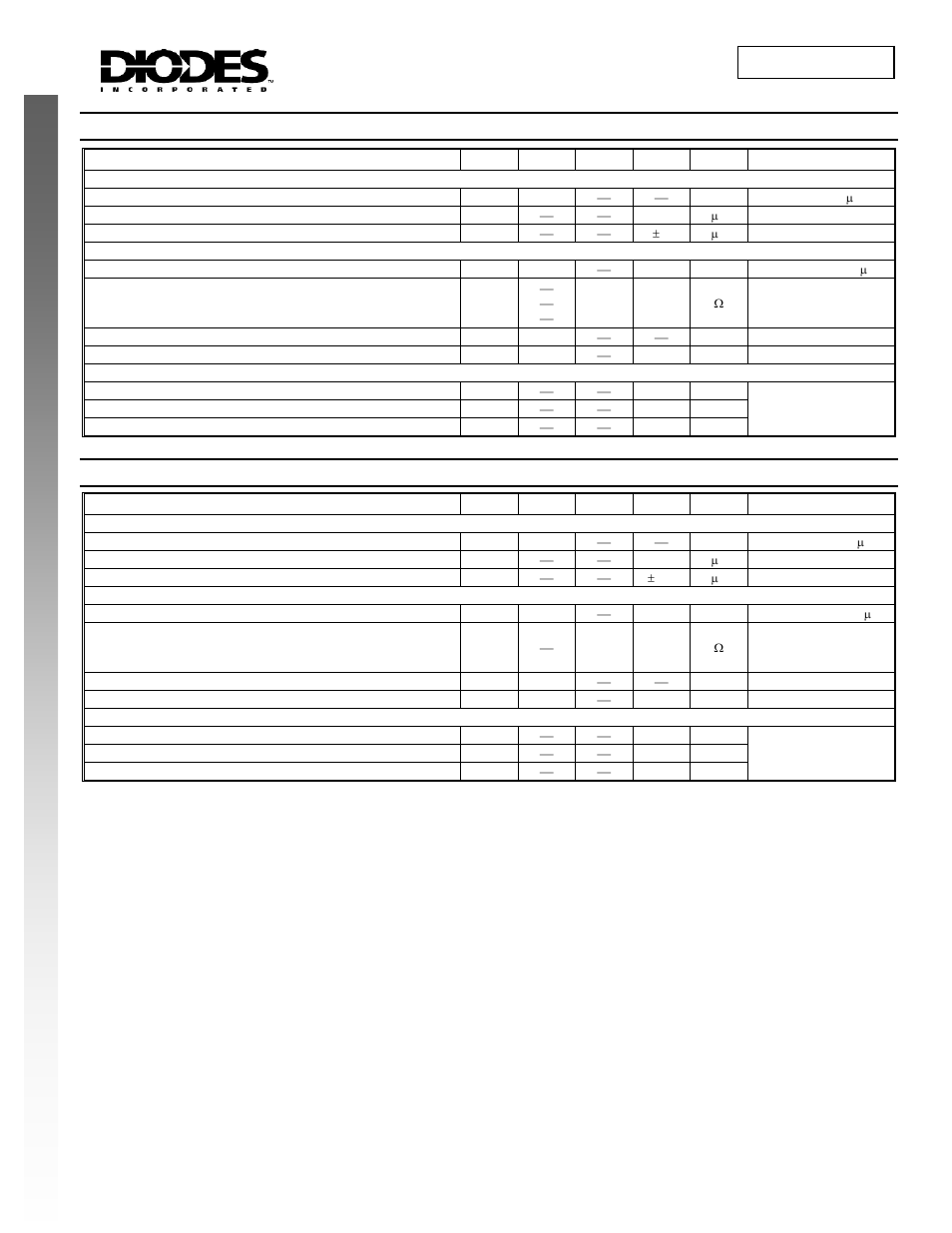 Dmc2004dwk new prod uc t, Electrical characteristics n-channel – q, Electrical characteristics p-channel – q | Diodes DMC2004DWK User Manual | Page 2 / 8