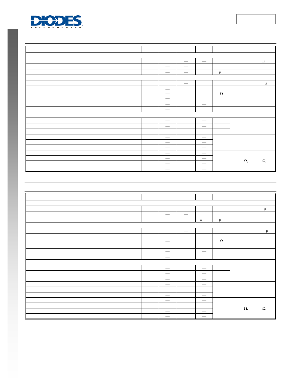 Dmg1016v new prod uc t, Electrical characteristics n-channel – q, Electrical characteristics p-channel – q | Dmg1016v | Diodes DMG1016V User Manual | Page 2 / 8