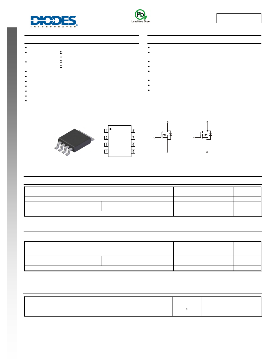 Diodes DMC3032LSD User Manual | 8 pages