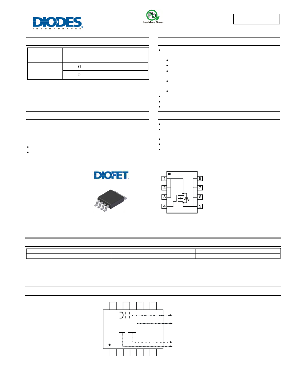 Diodes DMG4710SSS User Manual | 6 pages