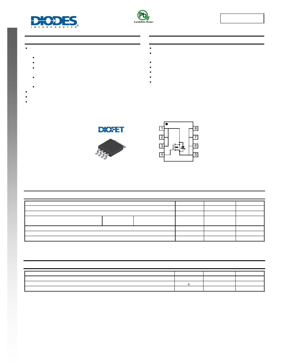 Diodes DMS3015SSS User Manual | 6 pages