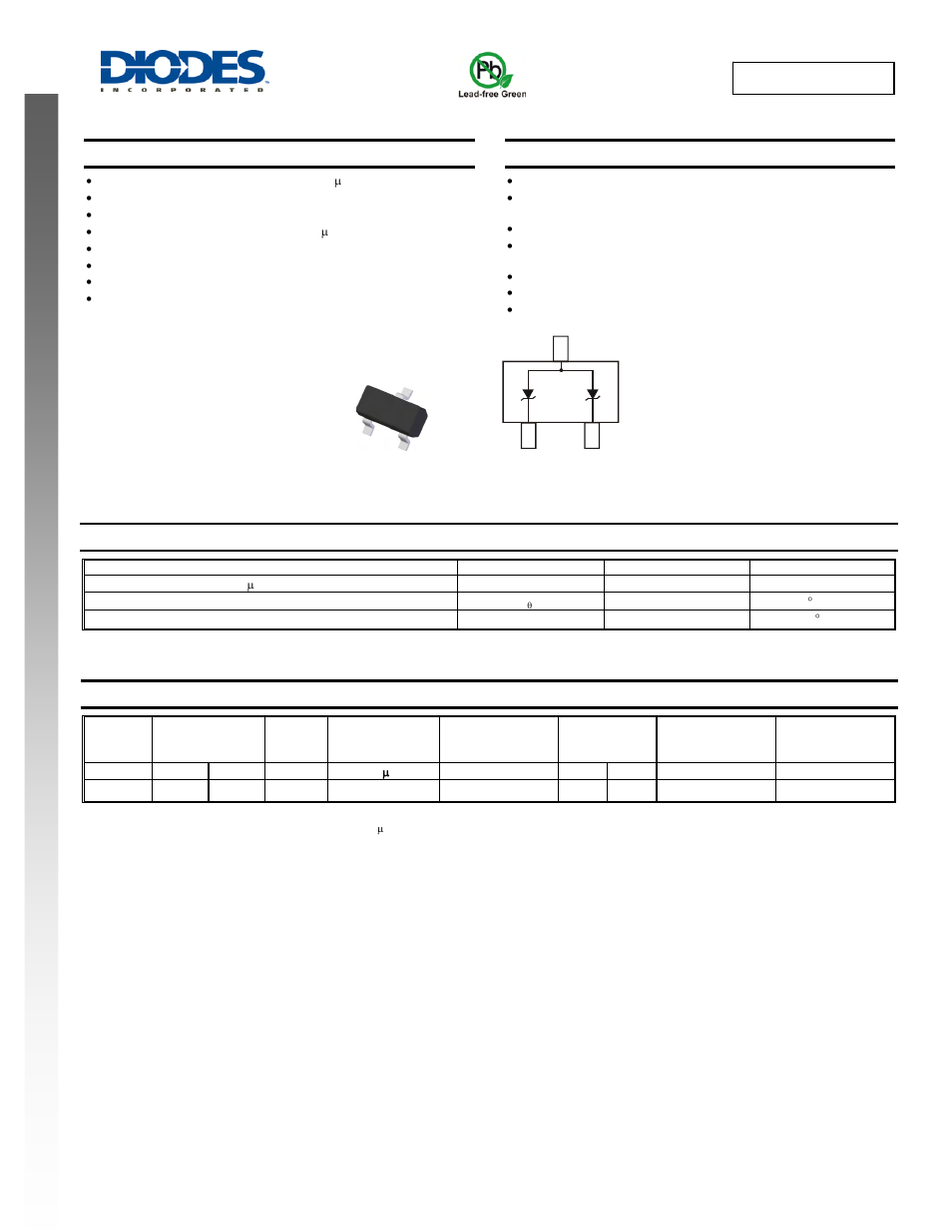 Diodes DESD5V2S2UT User Manual | 4 pages