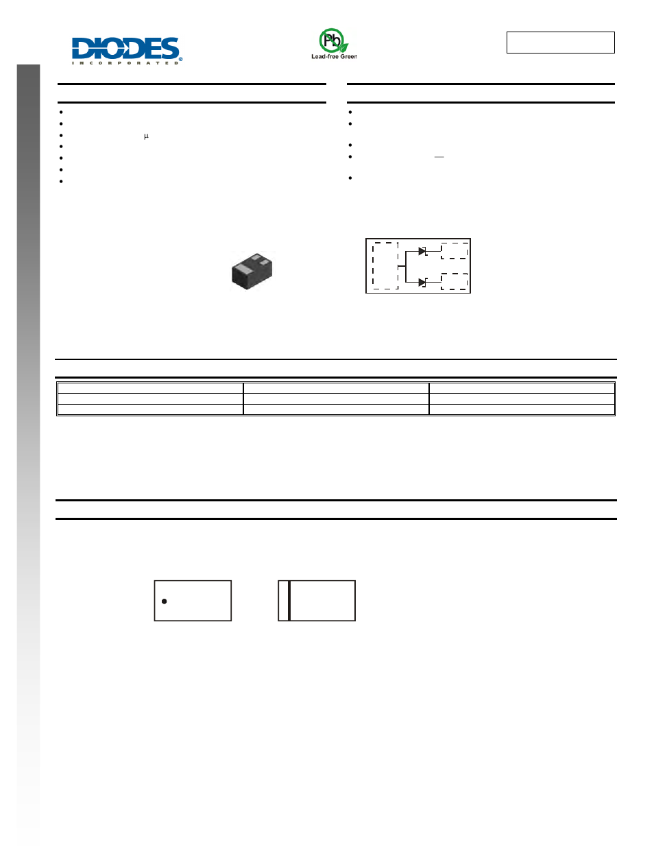Diodes DESD6V8DLP User Manual | 4 pages