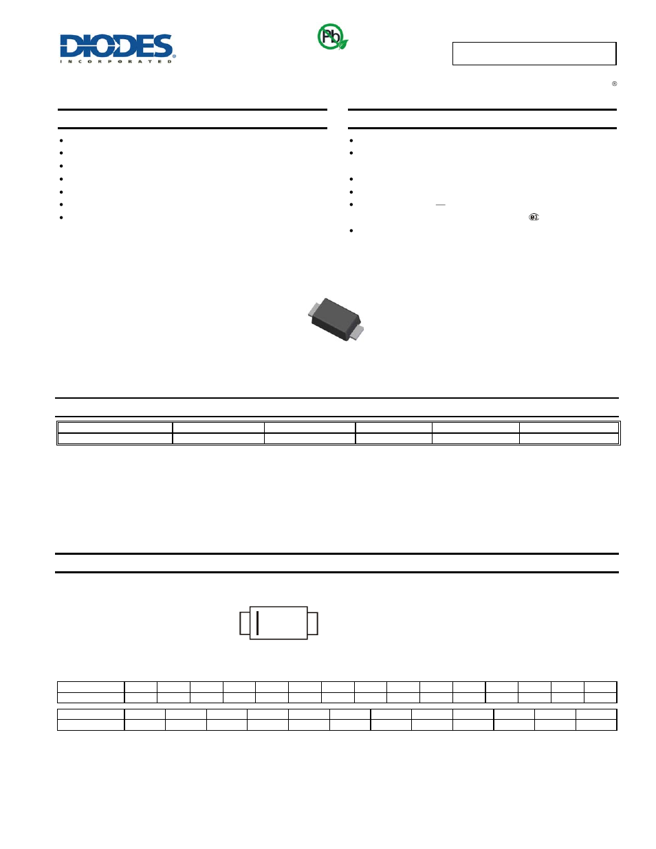 Diodes DFLT5V0A – DFLT220A User Manual | 5 pages