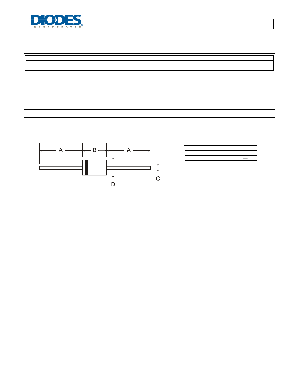 Ordering information, Package outline dimensions | Diodes P6KE6V8(C)A - P6KE400(C)A User Manual | Page 4 / 5