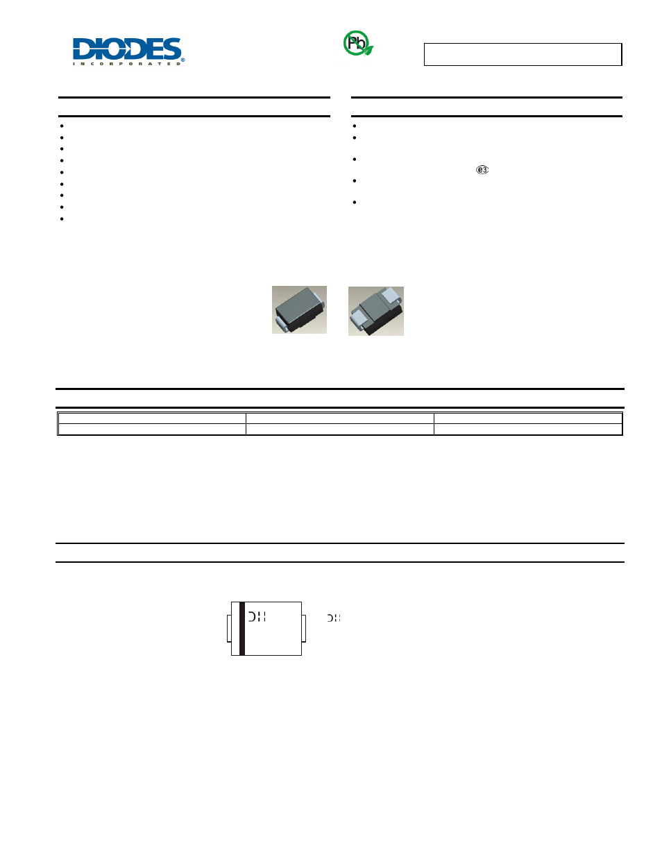 Diodes SMCJ5.0(C)A - SMCJ170(C)A User Manual | 6 pages