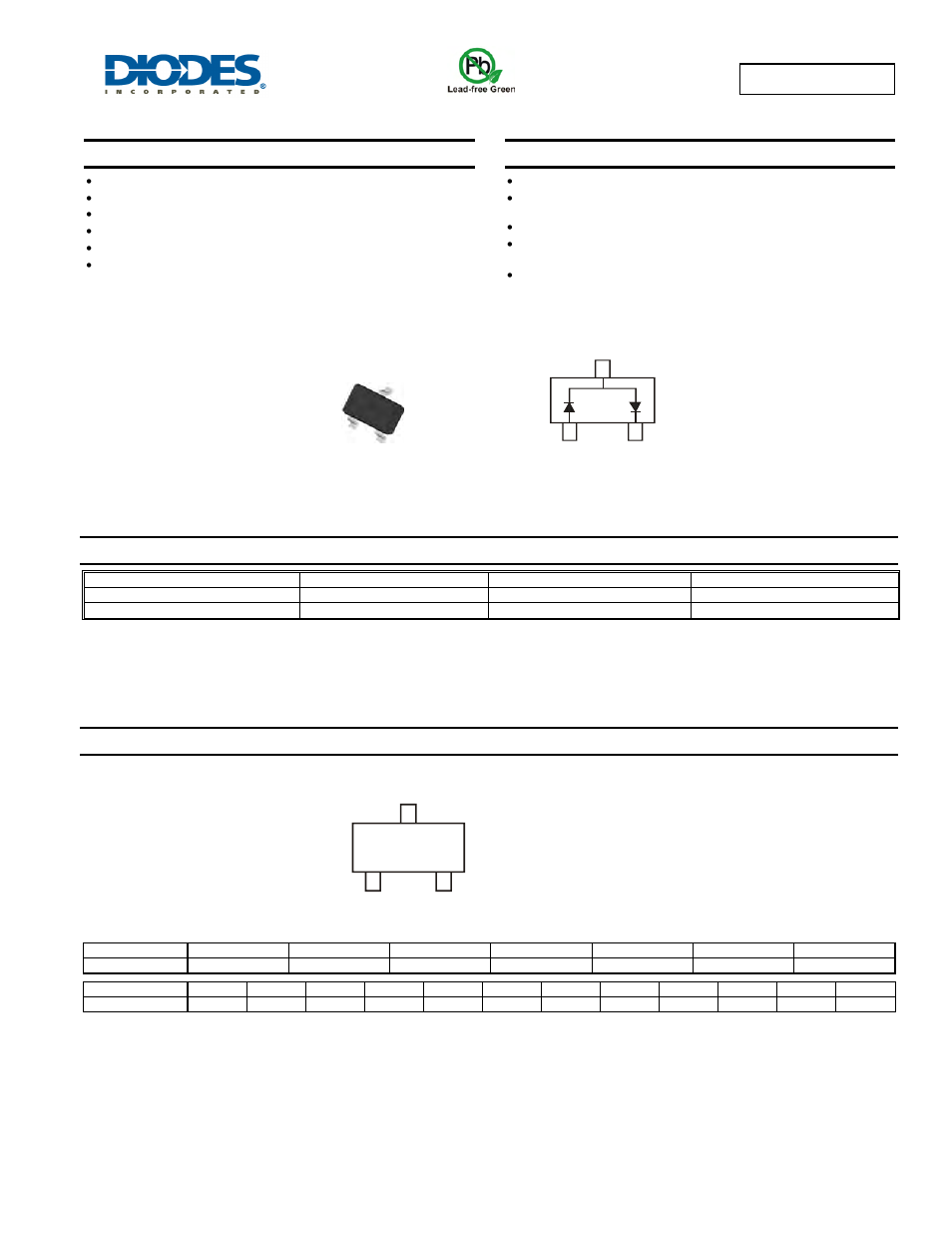 Diodes DESD1P0RFW User Manual | 4 pages