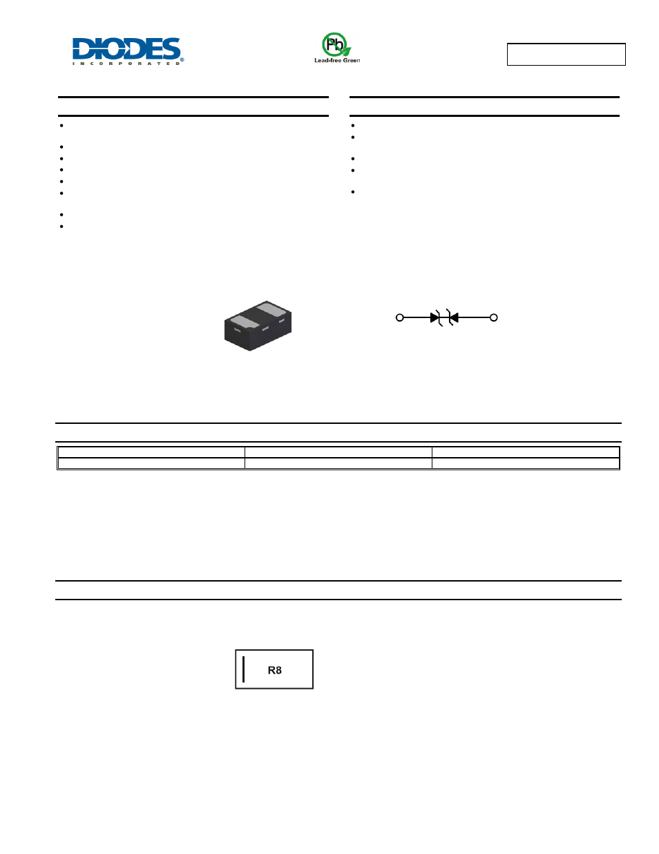 Diodes DESD5V0S1BLD User Manual | 4 pages