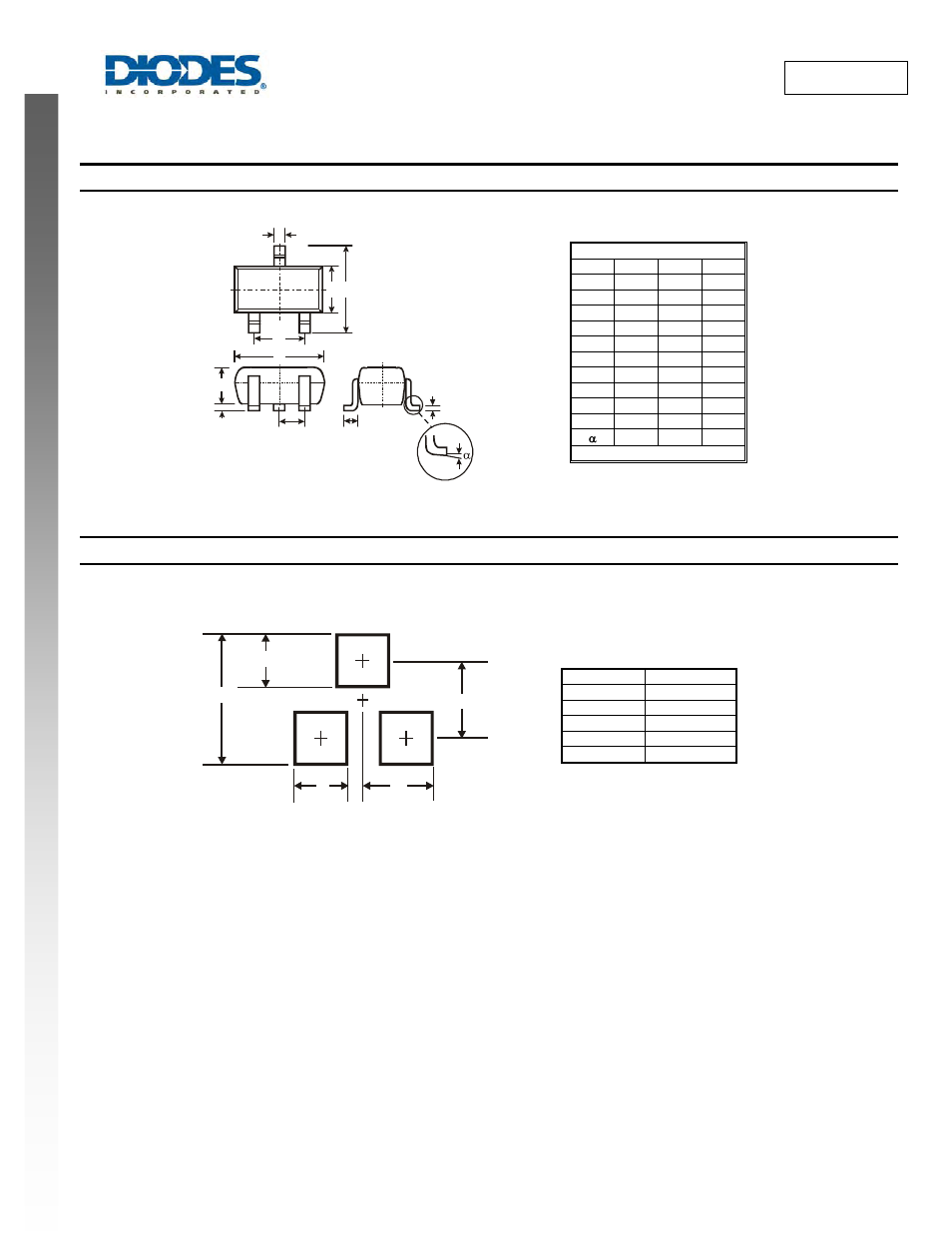 Dlpt05w new prod uc t, Package outline dimensions, Suggested pad layout | Diodes DLPT05W User Manual | Page 4 / 5