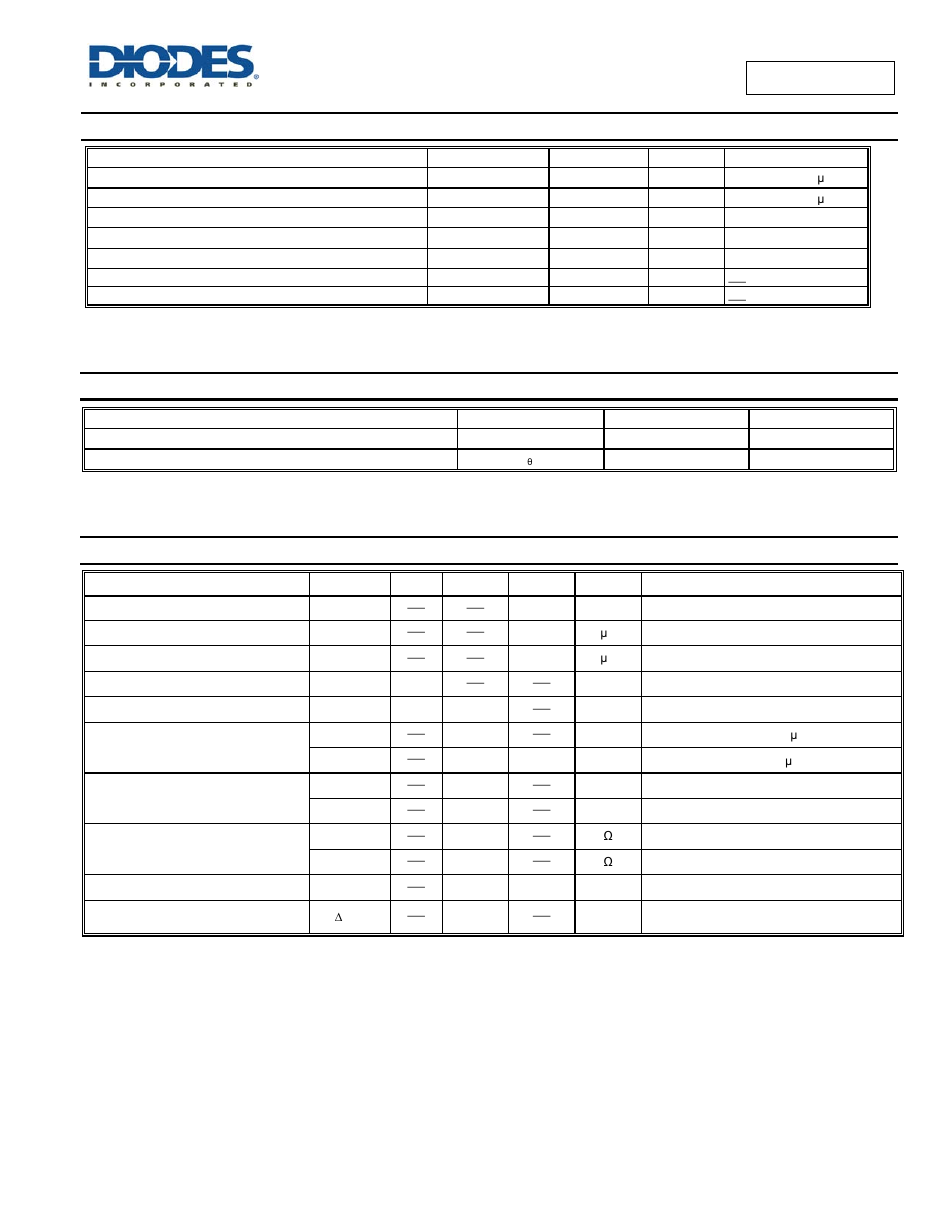Maximum ratings, Thermal characteristics, Electrical characteristics | Diodes DT1042-04SO User Manual | Page 2 / 5