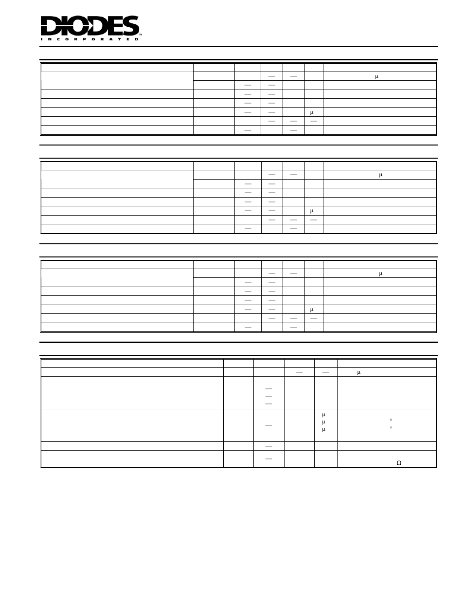 Electrical characteristics, switching diode | Diodes DRD (xxxx) W User Manual | Page 4 / 9