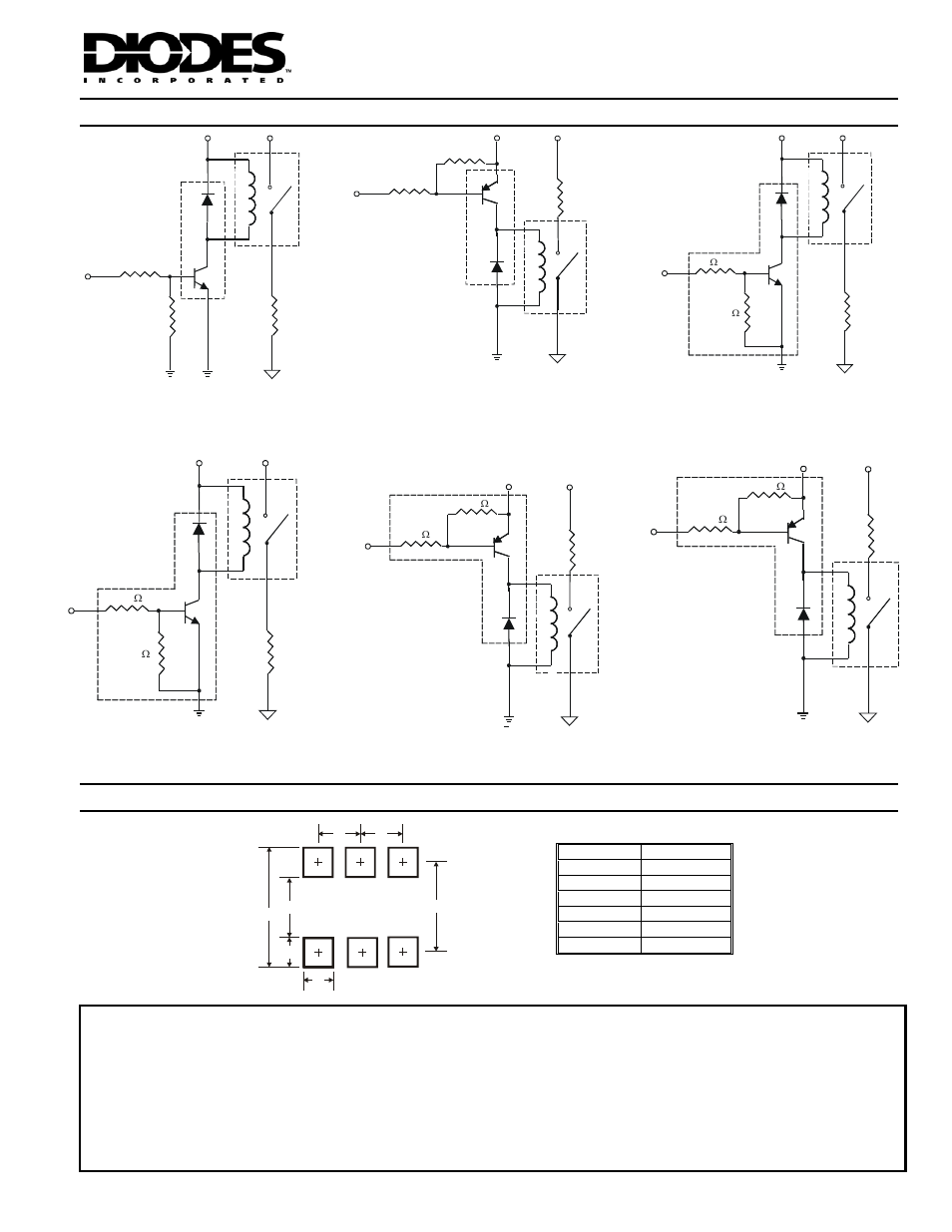 Sample applications, Suggested pad layout | Diodes DRD (xxxx) W User Manual | Page 9 / 9