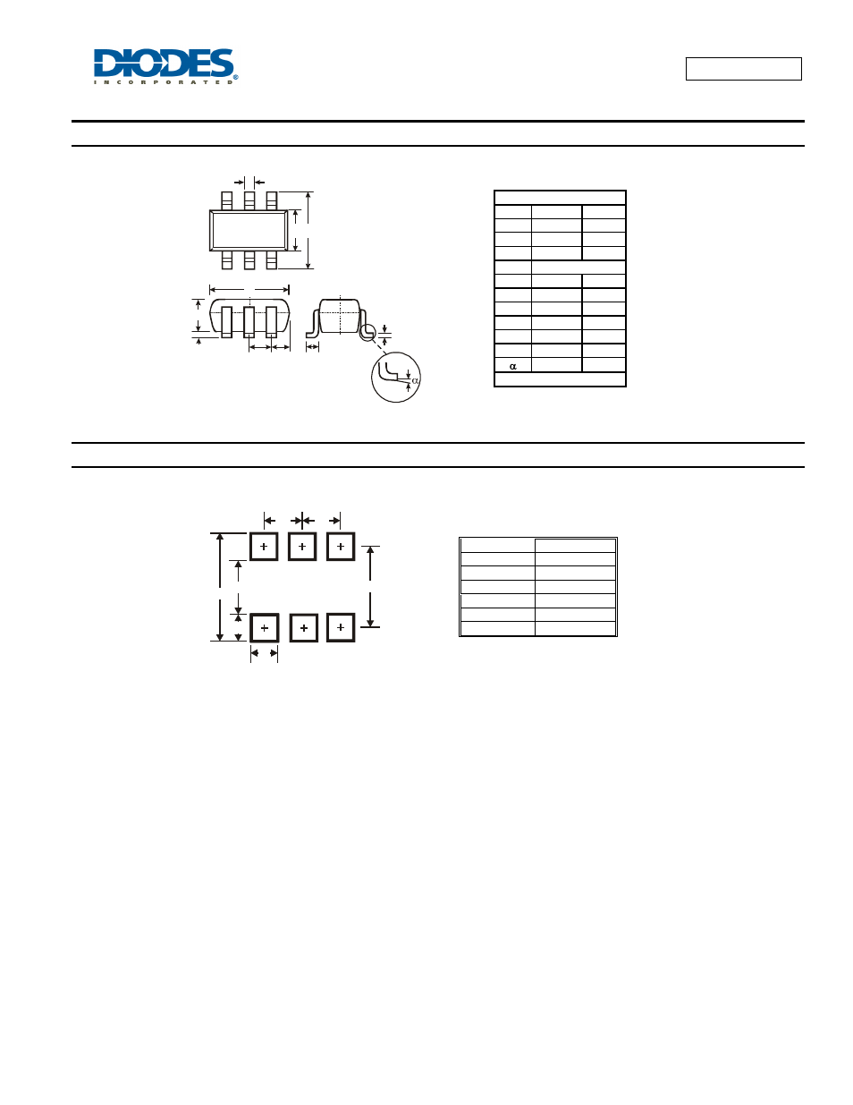 Drdnb21d, Package outline dimensions, Suggested pad layout | Diodes DRDNB21D User Manual | Page 6 / 7