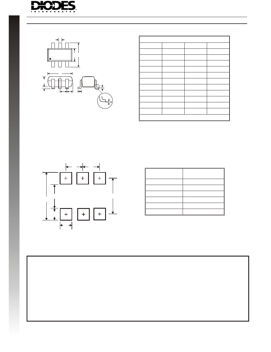 Mechanical details, Suggested pad layout: (based on ipc-sm-782) | Diodes LMN200B01 User Manual | Page 10 / 10