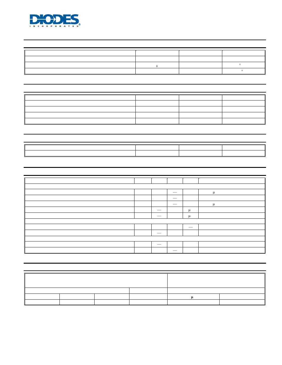 Maximum ratings, total device, Maximum ratings, npn transistor, Maximum ratings, zener element | Electrical characteristics, npn transistor, Electrical characteristics, zener element, Dvr5v0w | Diodes DVR5V0W User Manual | Page 2 / 5