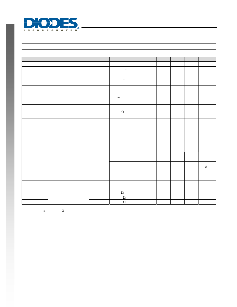 Lm358, Low power dual operational amplifiers, New prod uc t electrical characteristics | Diodes LM358 User Manual | Page 9 / 14