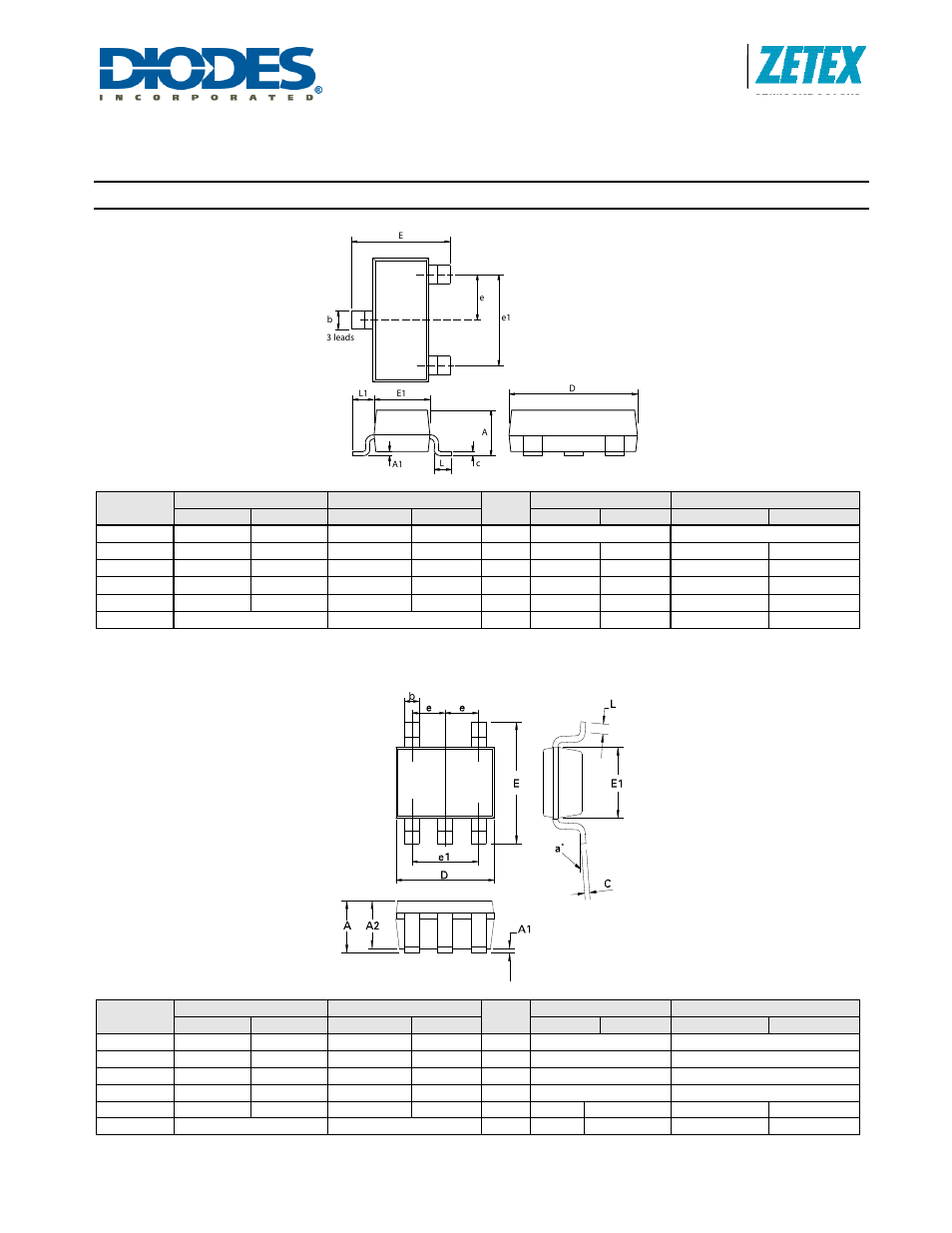 Lm4040, Precision micropower shunt voltage references, Package outline dimensions | Sot23, Sc70-5 | Diodes LM4040 User Manual | Page 11 / 12