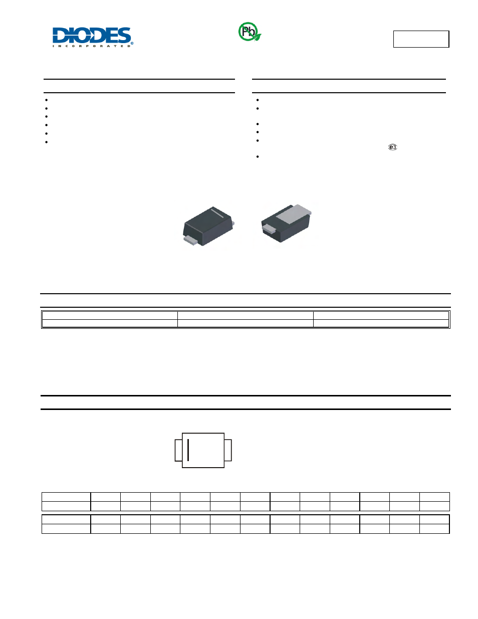 Diodes PD3S160 User Manual | 5 pages