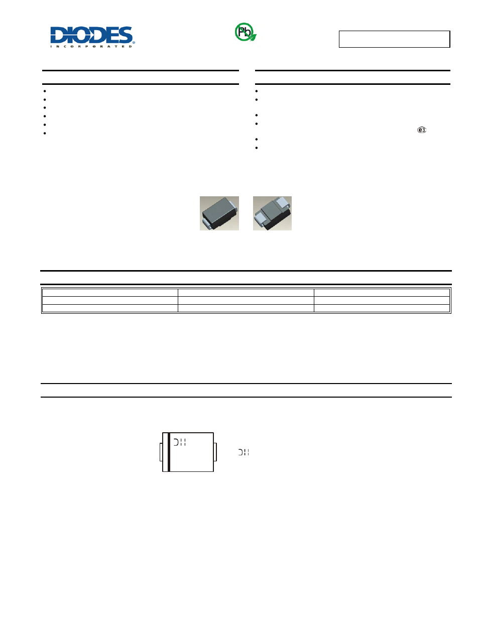 Diodes MURS140 - MURS160 User Manual | 5 pages