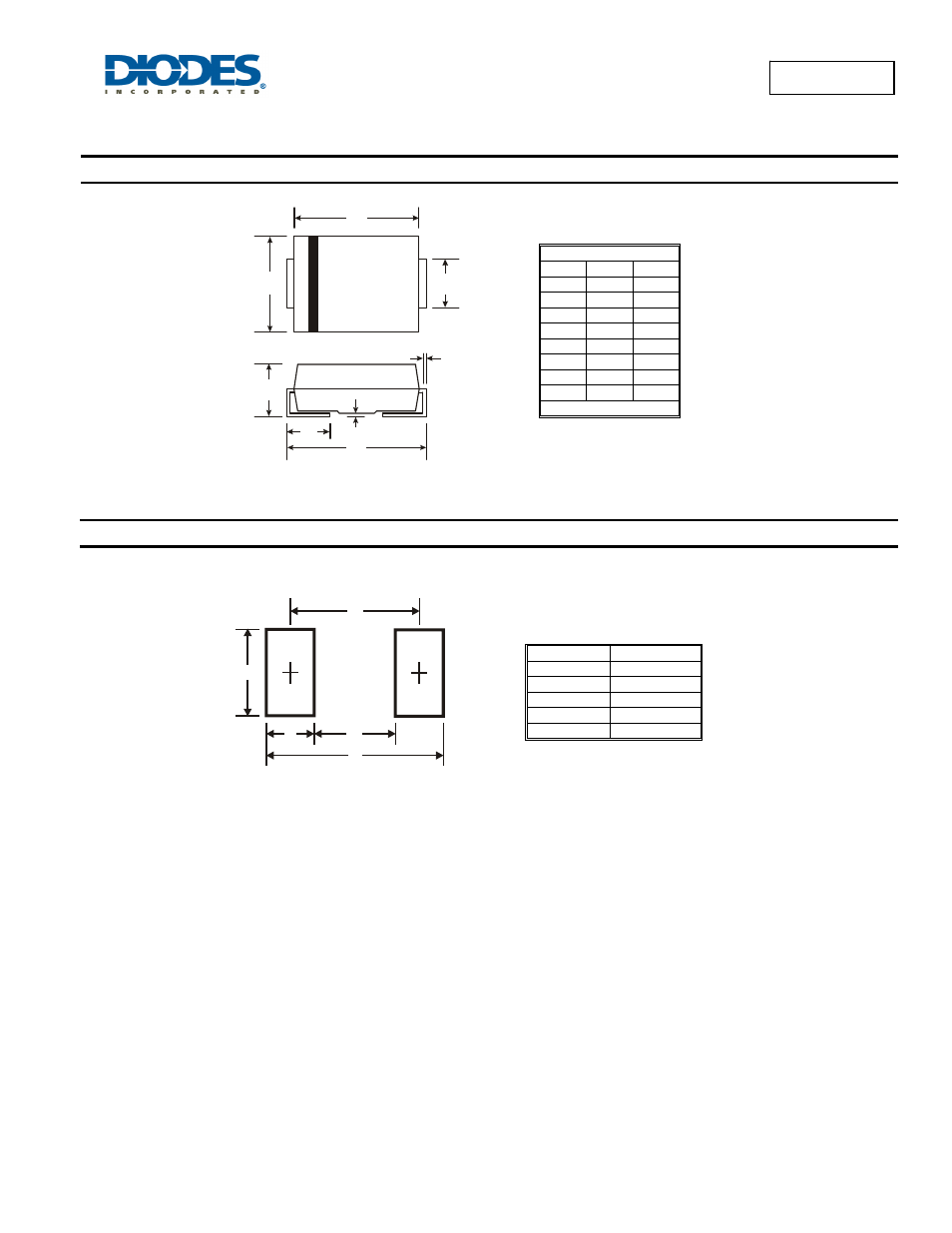 Murs320, Package outline dimensions, Suggested pad layout | Diodes MURS320 User Manual | Page 4 / 5