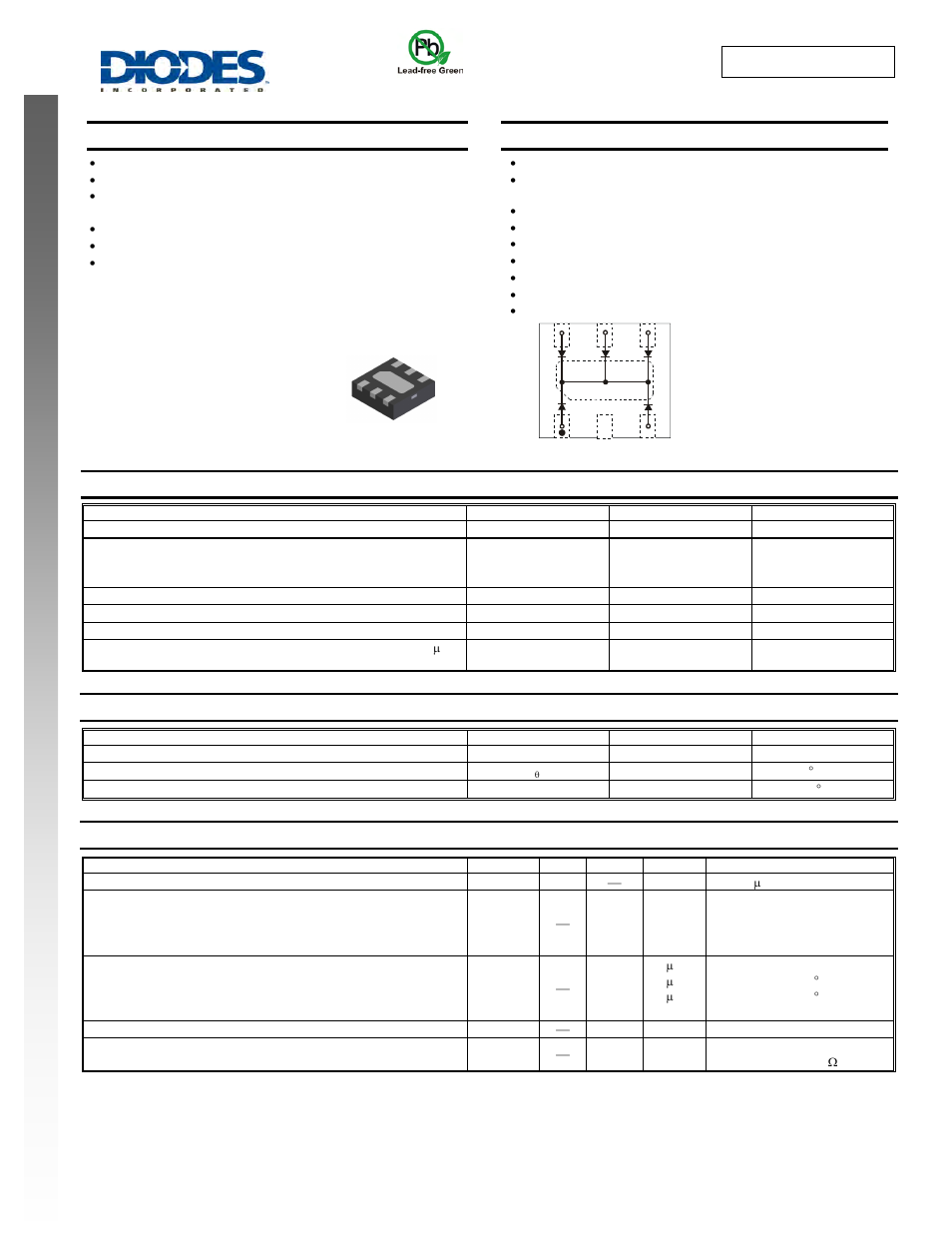 Diodes MMBD4148PLM User Manual | 3 pages