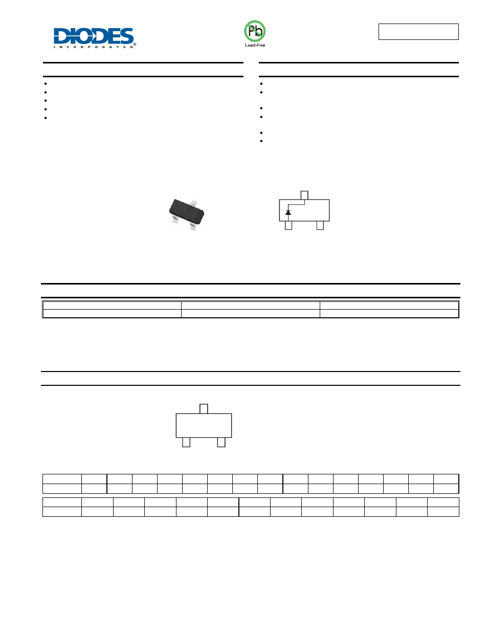 Diodes MMBD4448H User Manual | 4 pages