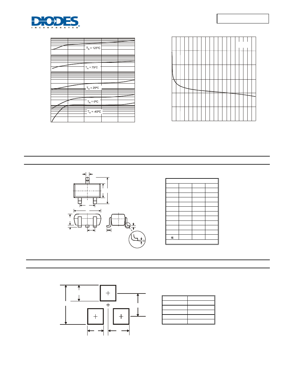 Mmbd4448hw, Package outline dimensions, Suggested pad layout | Diodes MMBD4448HW User Manual | Page 3 / 4