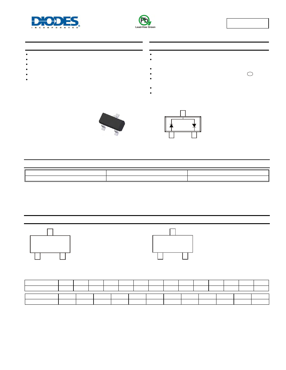 Diodes MMBD7000 User Manual | 5 pages