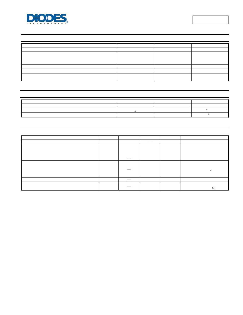 Mmbd7000, Maximum ratings, Thermal characteristics | Electrical characteristics | Diodes MMBD7000 User Manual | Page 2 / 5