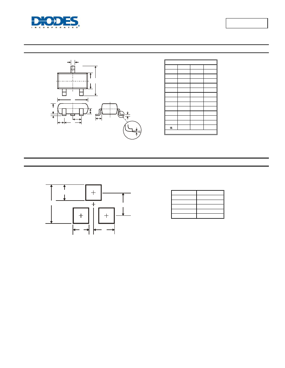Mmbd7000, Package outline dimensions, Suggested pad layout | Diodes MMBD7000 User Manual | Page 4 / 5