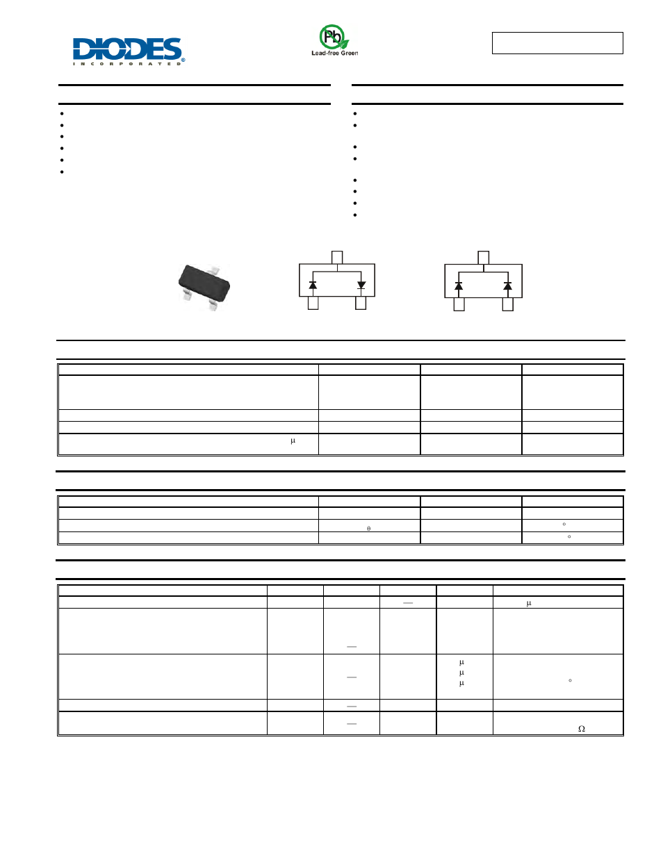 Diodes MMBD7000HS /HC User Manual | 4 pages