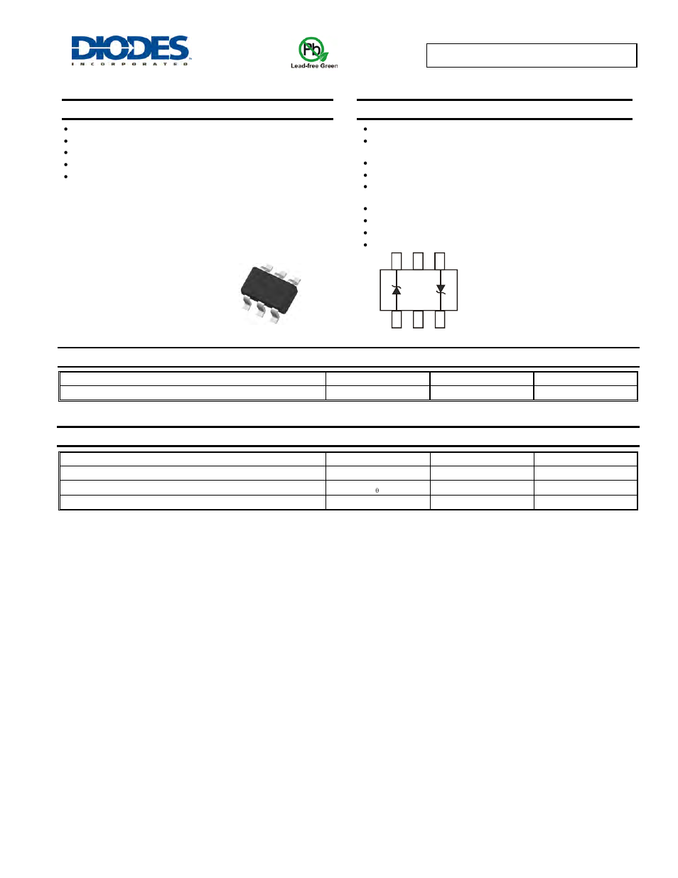 Diodes MMBZ5221BS - MMBZ5259BS User Manual | 4 pages