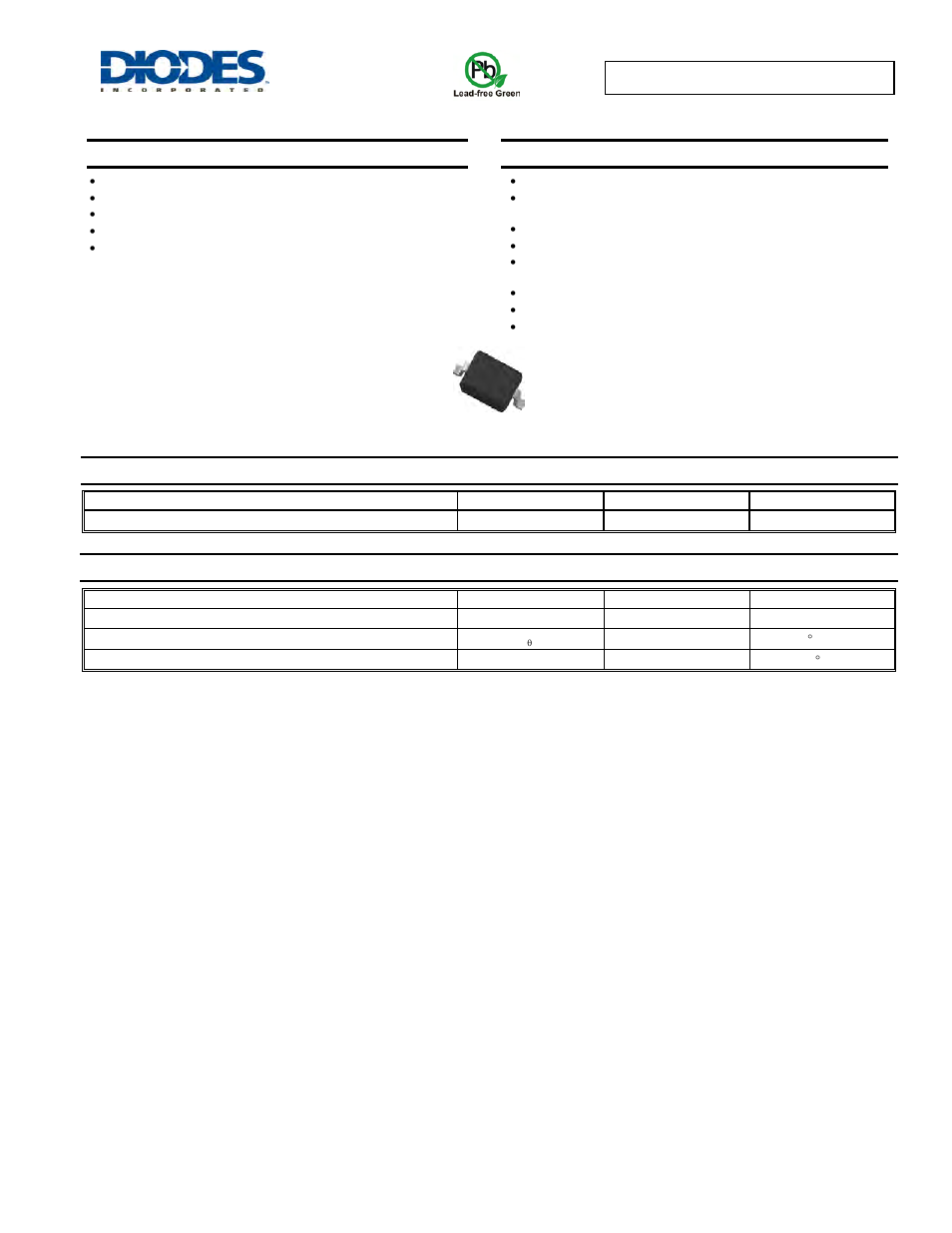 Diodes MMSZ5221BS - MMSZ5259BS User Manual | 4 pages